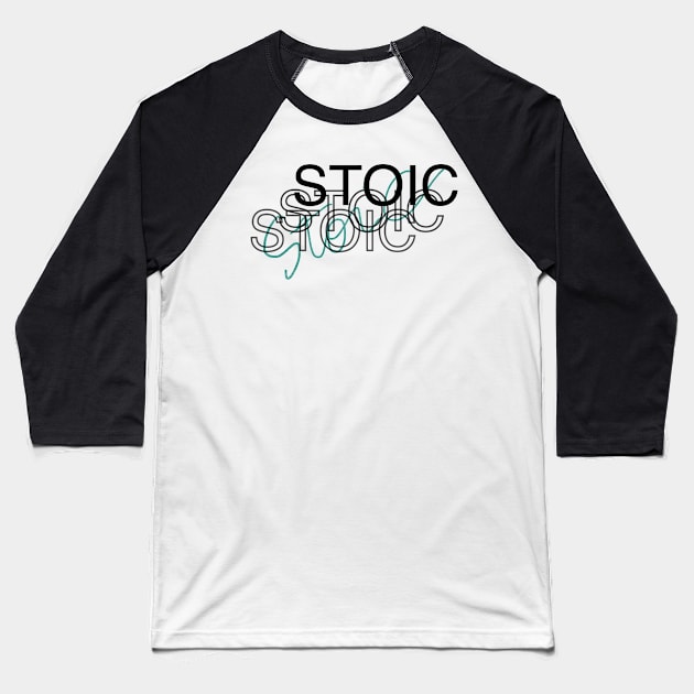 Stoic Baseball T-Shirt by Kenkenne